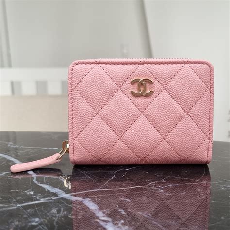 chanel pink caviar wallet|Small leather goods — Fashion .